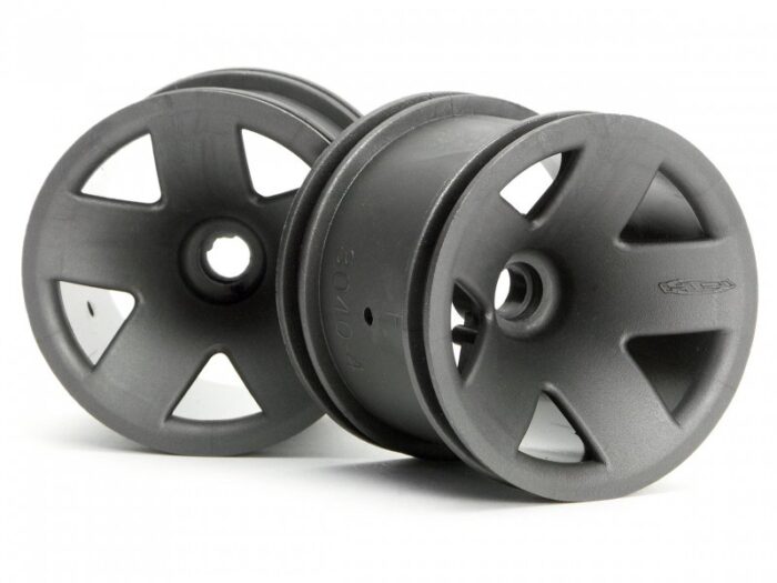 HPI 3043 - TYPE F5 TRUCK WHEEL (FRONT/GUN METAL)